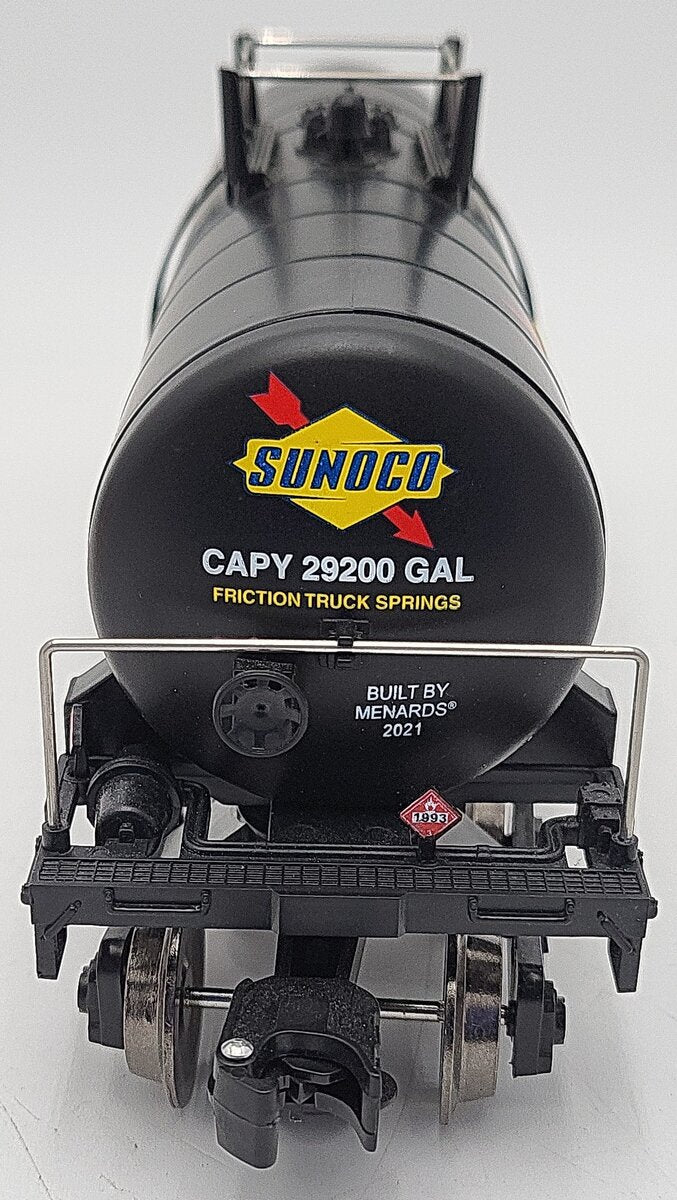 Menards 279-6742 O Gauge Sunoco Tanker Car LN/Box