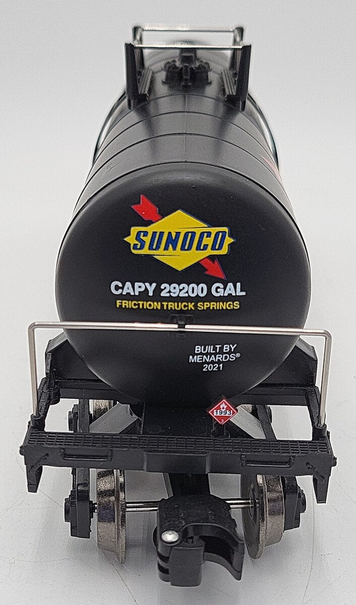 Menards 279-6742 O Gauge Sunoco Tanker Car LN/Box