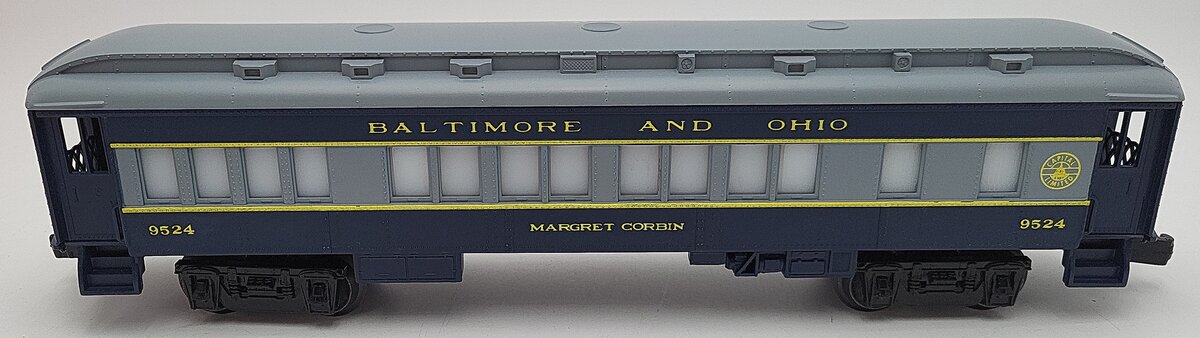 Lionel 6-9524 O Gauge Baltimore & Ohio "Margaret Corbin" Passenger Car #9524 EX/Box