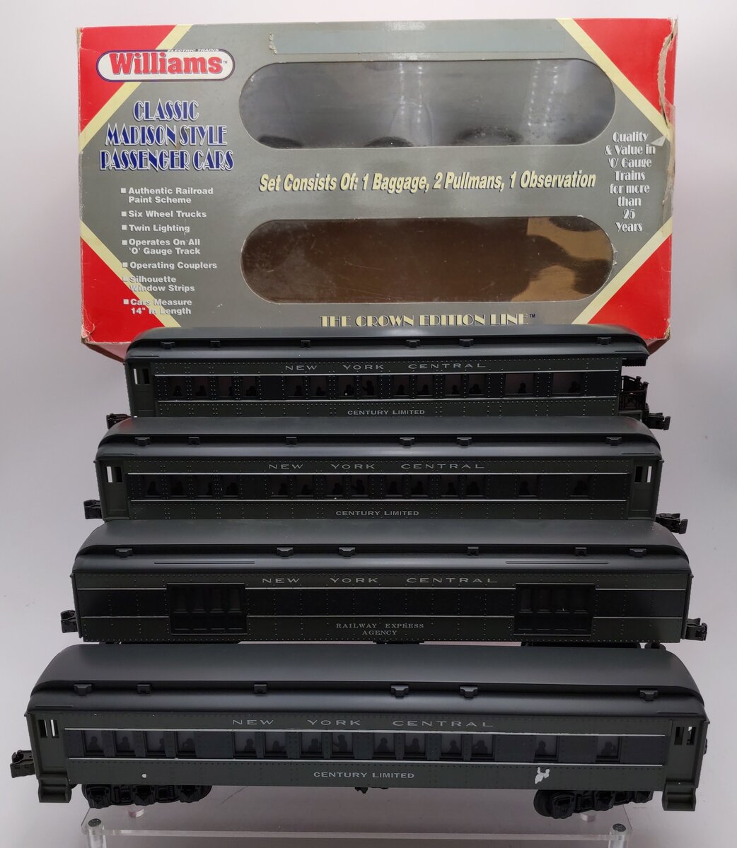 Williams M1012 New York Central 60's Madison 4-Car Set EX/Box
