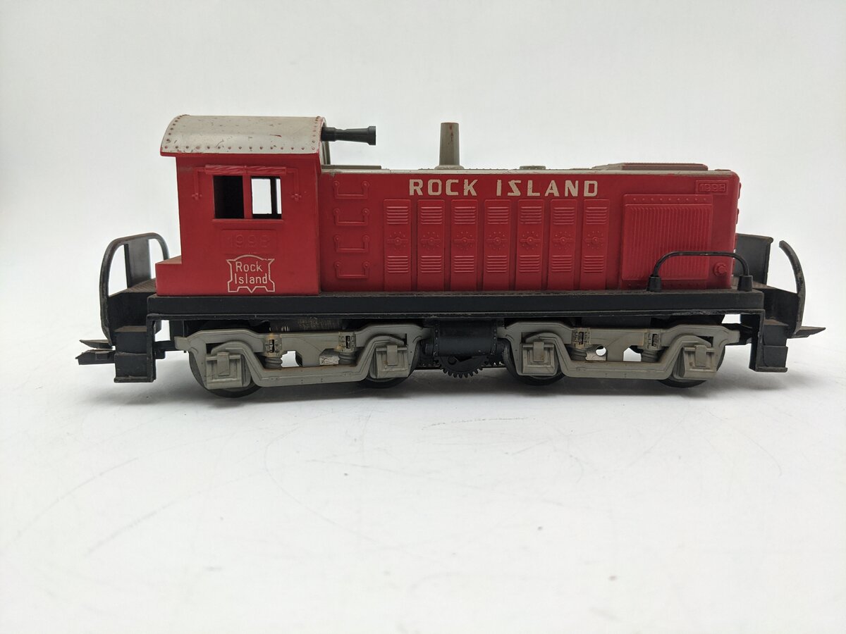 Marx 1998 Vintage O Rock Island Alco S-3 Powered Diesel Switcher VG