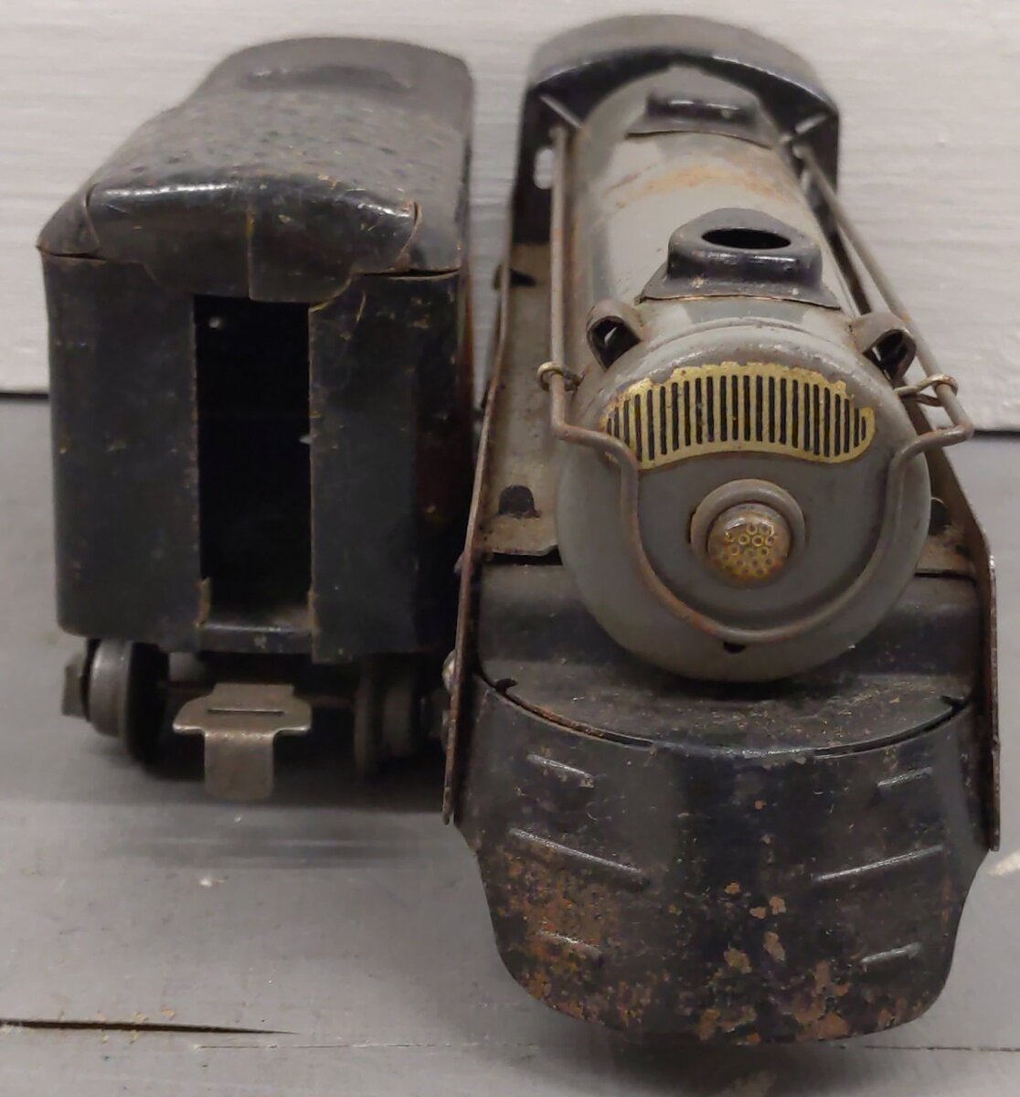 Marx 1937 Vintage O Canadian Pacific 3000 0-4-0 Steam Locomotive & Tender VG
