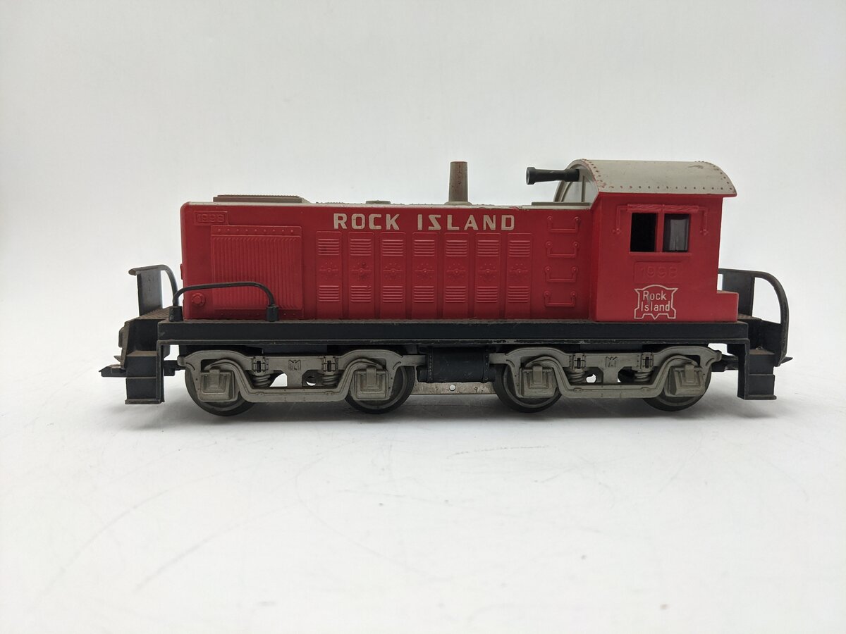 Marx 1998 Vintage O Rock Island Alco S-3 Non-Powered Switcher VG