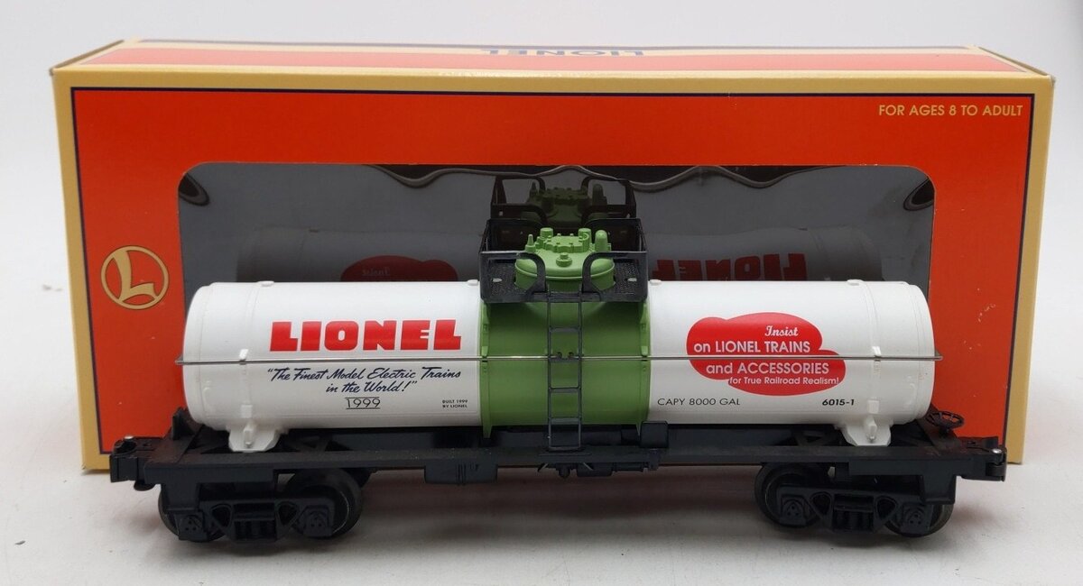 Lionel 6-19621 O Centennial Single Dome Tank Car #6015-1 LN/Box
