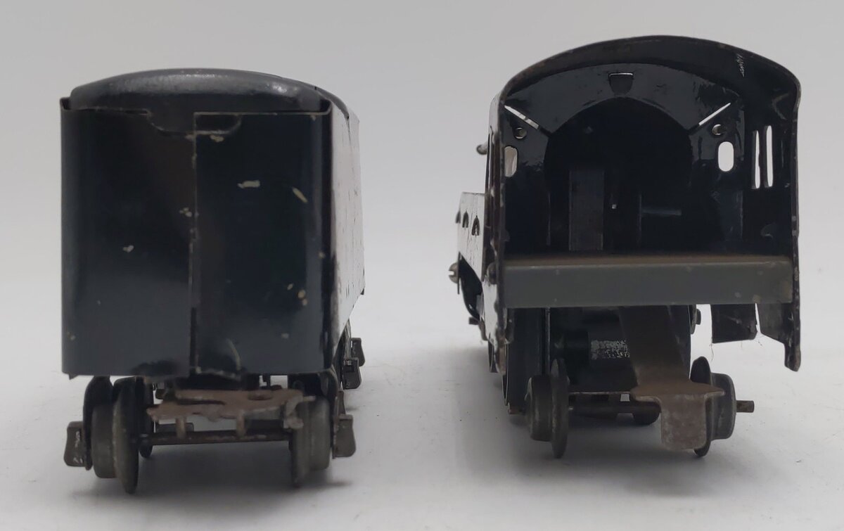 Marx 3000 Vintage O Canadian Pacific 2-4-2 Steam Locomotive with Tender VG