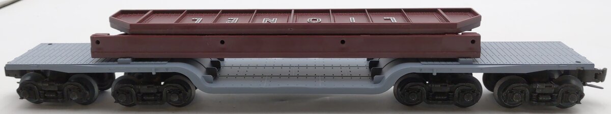 Lionel 6-6509 O Gauge 16 Wheel Flatcar with Girder Load EX/Box