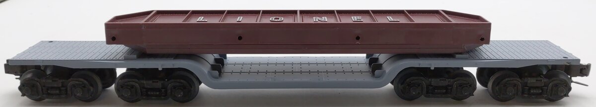Lionel 6-6509 O Gauge 16 Wheel Flatcar with Girder Load EX/Box