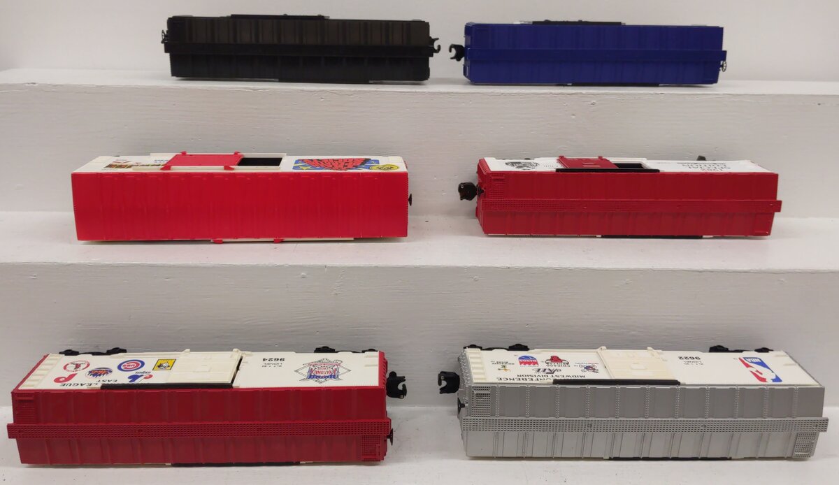Lionel O Gauge Boxcars #9622, #9624, #0780, #19924, #19932, #9678 [6] EX/Box