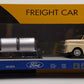 K-Line K691-6004 O Ford Flatcar w/Pickup & Coil Load & DC Ford Pickup #6916004 LN/Box