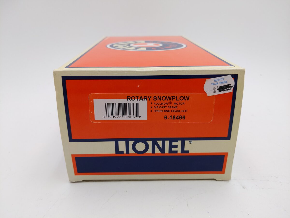 Lionel 6-18466 O Gauge Union Pacific Rotary Snowplow #900080 EX/Box