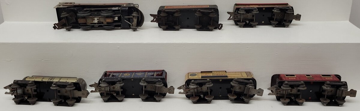 Marx 15300 Vintage O Gauge Canadian Pacific Steam Locomotive Freight Set