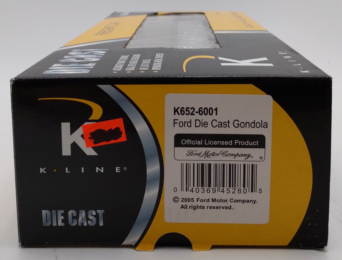 K-Line K652-6001 Ford Diecast Gondola LN/Box