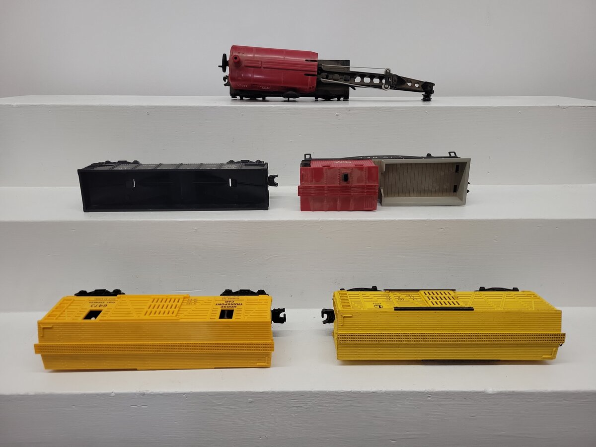Lionel Vintage O Gauge Train Cars 25000, 6119, 6473, 6656 & 6560 [5] VG