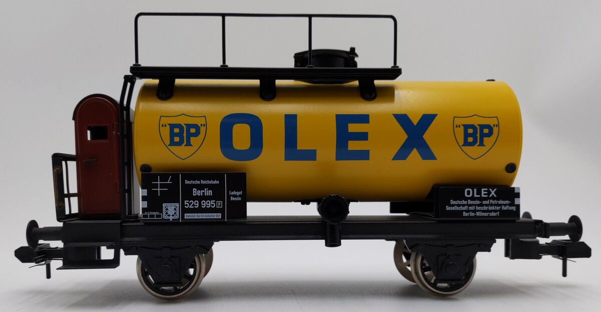 Marklin 54961 1 Gauge Aral Single Dome Tank Car w/Metal Wheels EX/Box