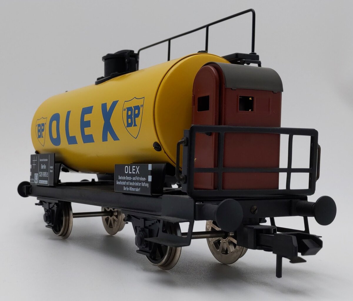 Marklin 54961 1 Gauge Aral Single Dome Tank Car w/Metal Wheels EX/Box