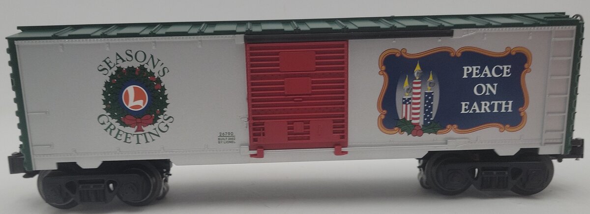 Lionel 6-26790 O Gauge Lighted Christmas Boxcar EX/Box