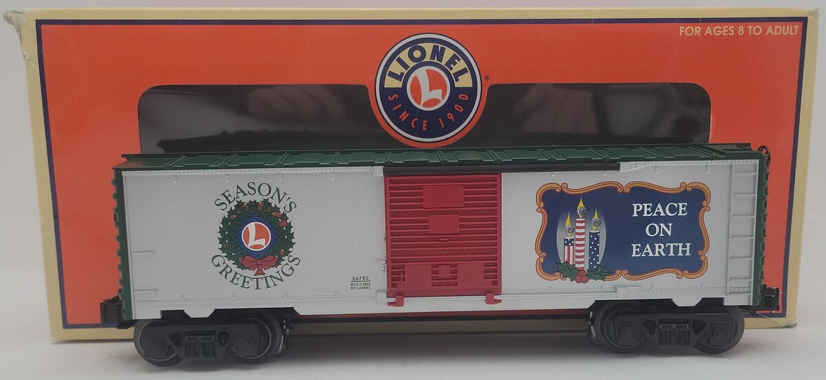 Lionel 6-26790 O Gauge Lighted Christmas Boxcar EX/Box
