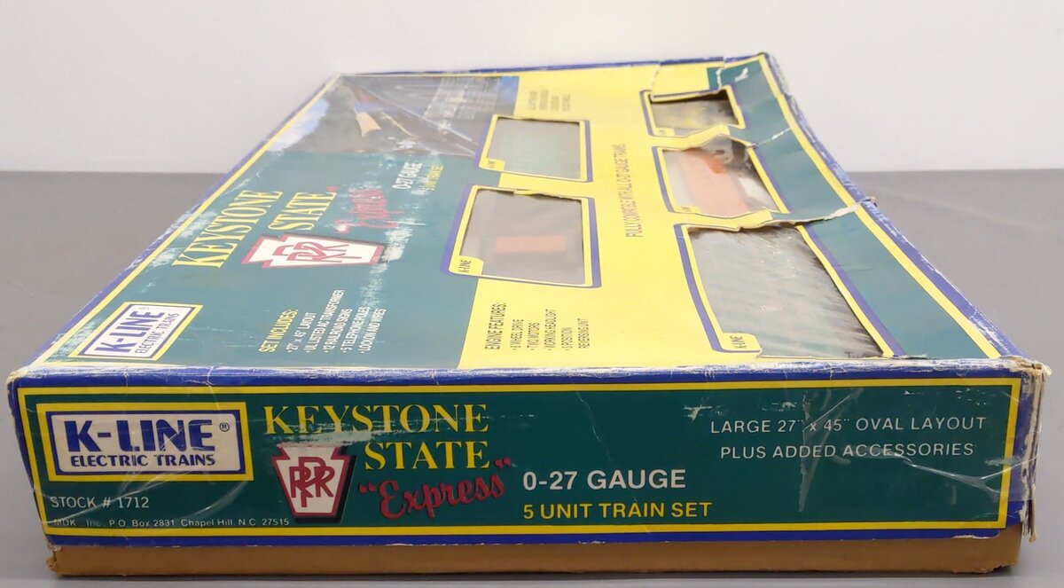 K-Line K1712 O Gauge Keystone State Express Diesel Train Set MT/Box
