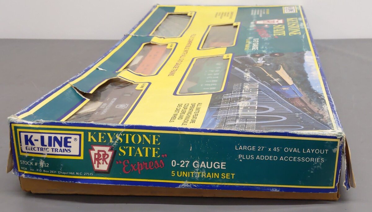 K-Line K1712 O Gauge Keystone State Express Diesel Train Set MT/Box