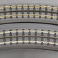 MTH 40-1054 O Gauge RealTrax O-54 Curved Track Section (4) VG