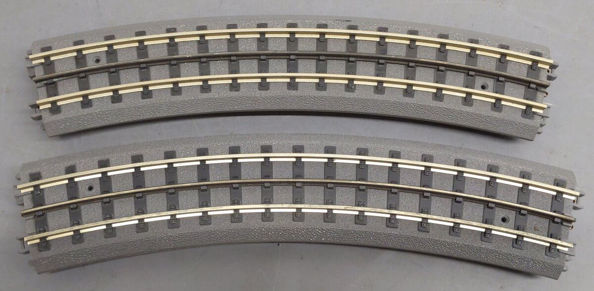 MTH 40-1054 O Gauge RealTrax O-54 Curved Track Section (4) VG