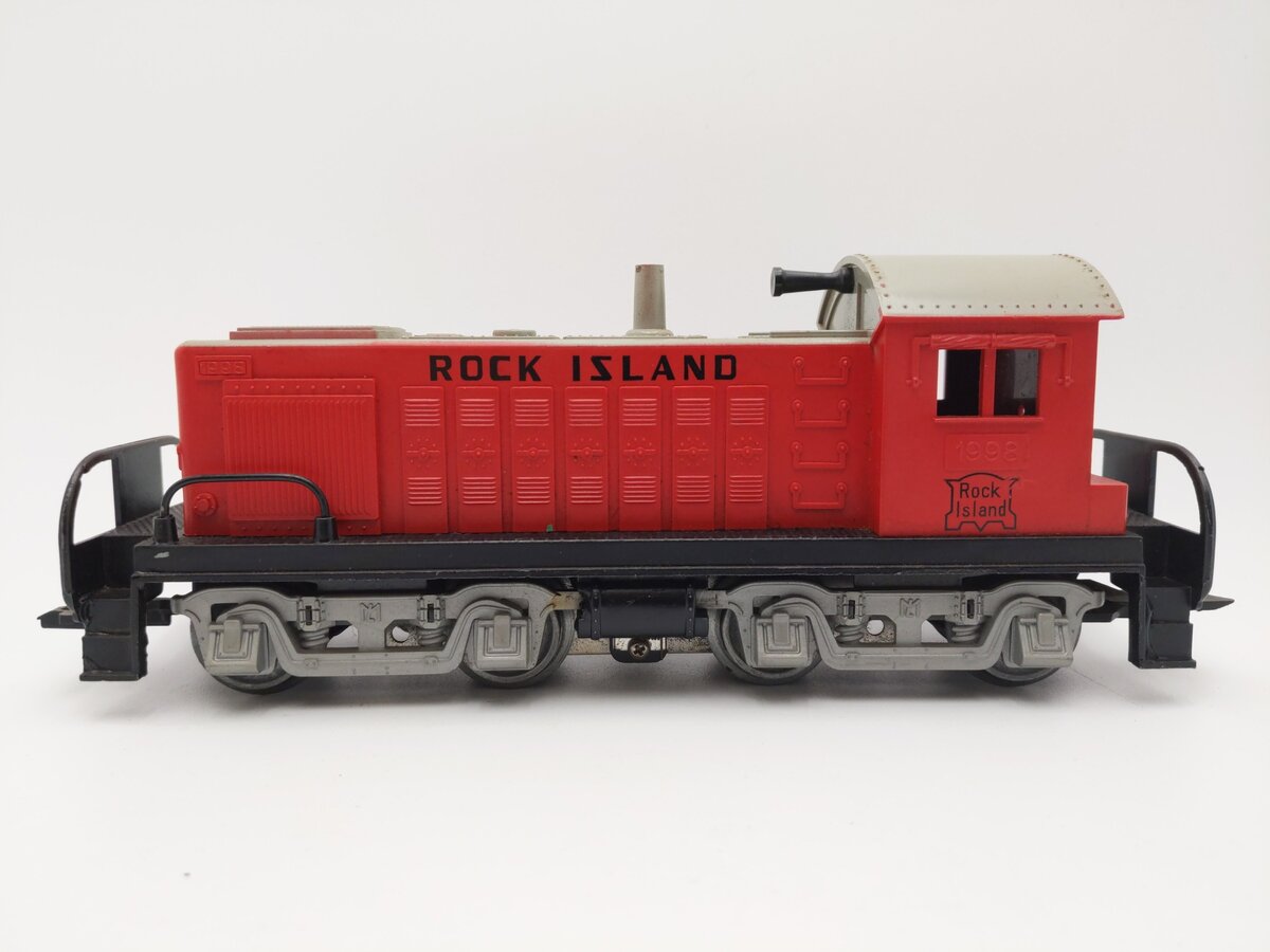 Marx 1998 Vintage O Rock Island Alco S-3 Powered Diesel Switcher VG