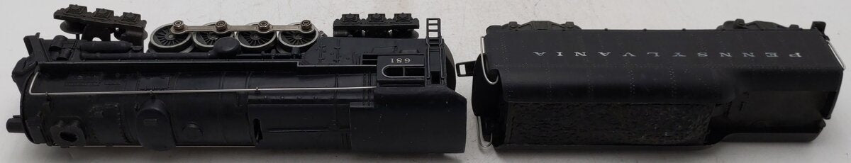 Lionel 681 Vintage O 6-8-6 Diecast S2 Steam Turbine Loco w/2046W-50 Tender VG