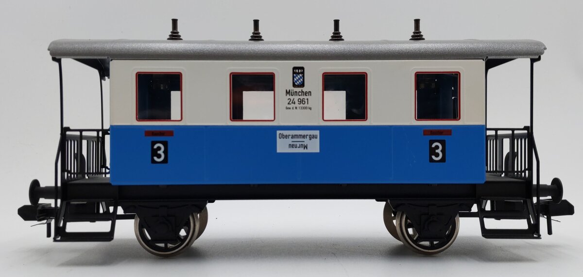 Marklin 54711 G Scale 'Oberammergau' Passenger Car #3 EX