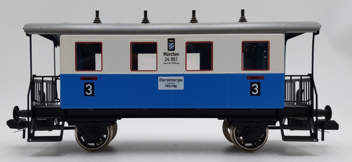 Marklin 54711 G Scale 'Oberammergau' Passenger Car #3 EX