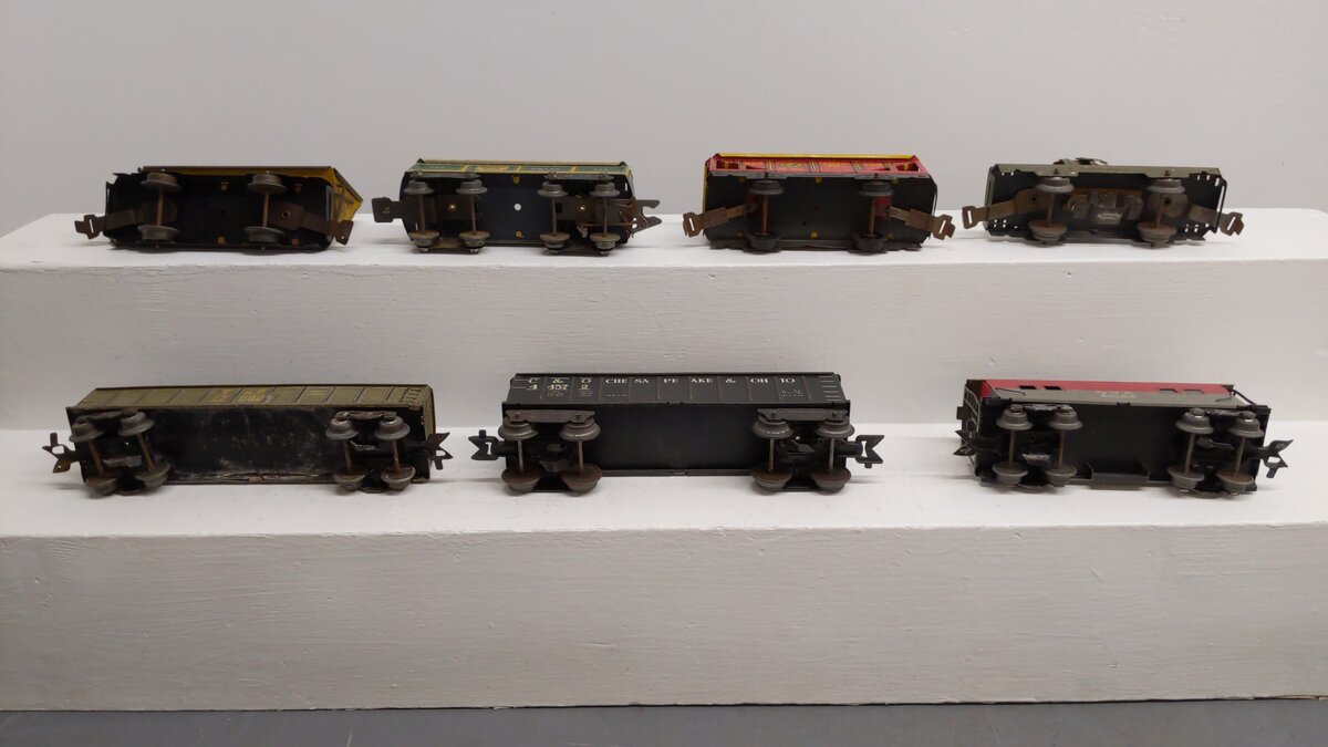 Marx Vintage O Train Cars- 500 Searchlight,554,567, 548, 20102, 17899, 44572 [7]