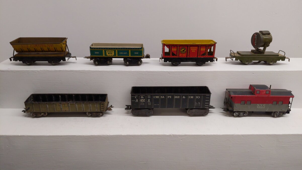 Marx Vintage O Train Cars- 500 Searchlight,554,567, 548, 20102, 17899, 44572 [7]