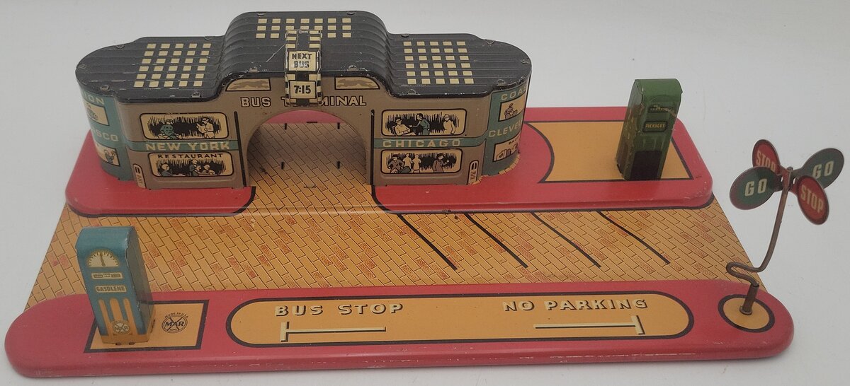 Marx Vintage Bus Terminal EX