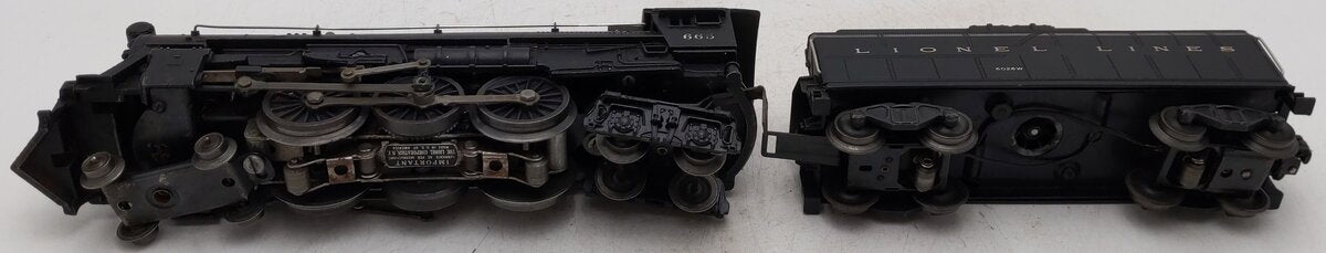 Lionel 665 Vintage O Gauge 4-6-4 Steam Locomotive with 6026W Tender VG