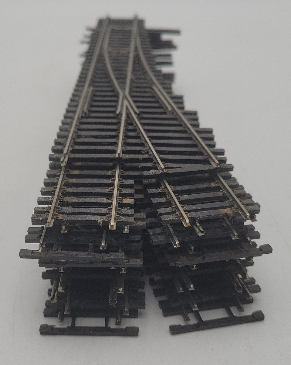 Shinohara Track HO Scale Left Hand Turnout Switches [11] VG