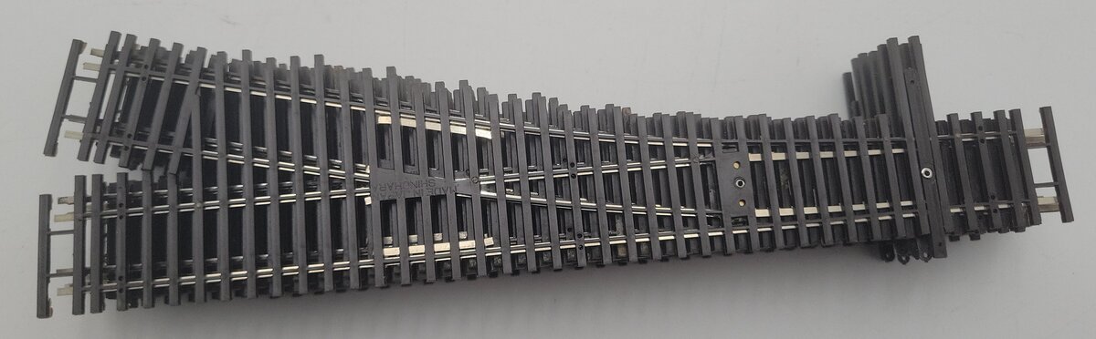 Shinohara Track HO Scale Left Hand Turnout Switches [11] VG