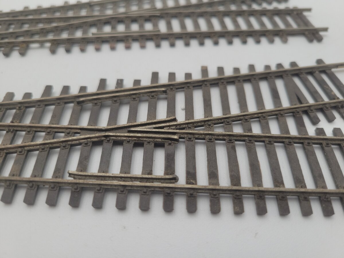 Shinohara Track HO Scale Left Hand Turnout Switches [11] VG