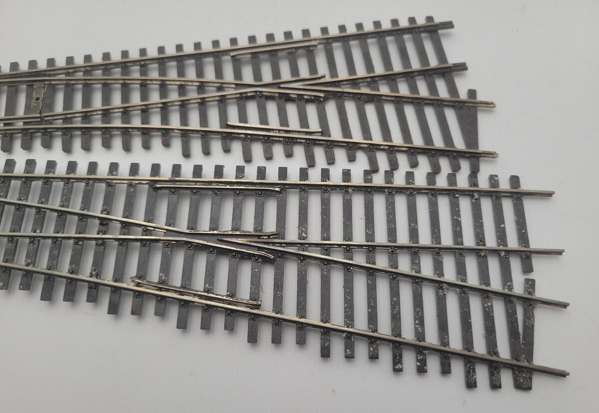 Shinohara Track HO Scale Right Hand Turnout Switches [11] VG