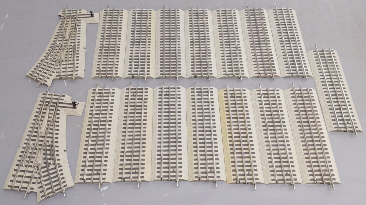 Lionel O Gauge Fastrack Straight Tracks & Right/Left Hand Switch Turnouts [17]
