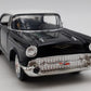 Motor Max 68030 1:24 Scale 1957 Chevy Bel Air Black/White EX