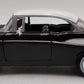 Motor Max 68030 1:24 Scale 1957 Chevy Bel Air Black/White EX