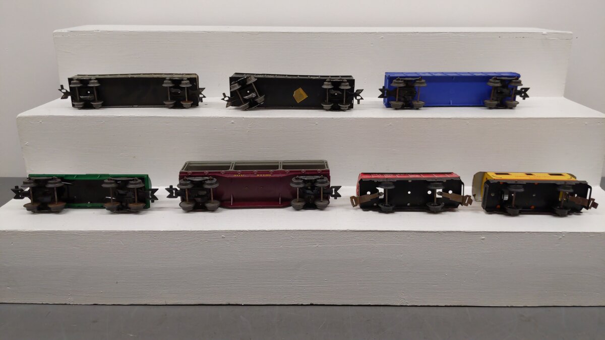 Marx Vintage O Train Cars 3824, 2532, 91257, 51100, 254000, 51170, 347000 [7] VG