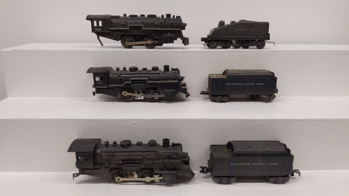 Marx Vintage O Gauges Locomotives & Tenders 490,490,166 [6] VG