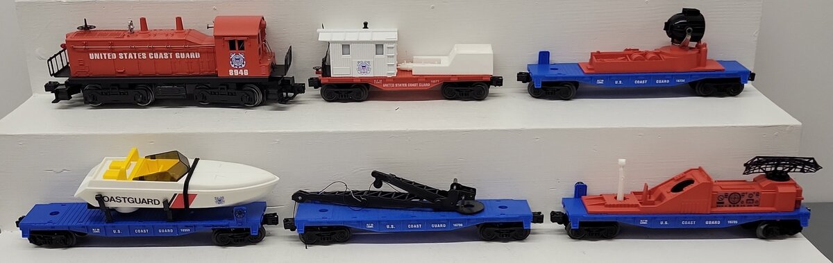 Lionel 6-11905 O Gauge U.S. Coast Guard Diesel Train Set EX/Box