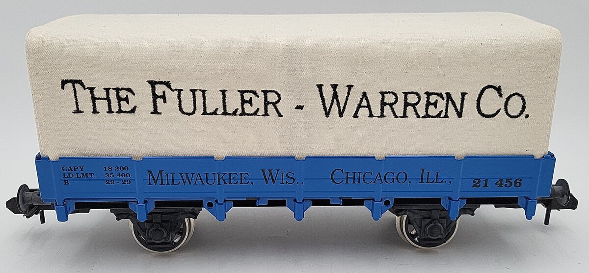Marklin 54756 G Scale Fuller Warren Low side Gondola W/ Tarp Cover #21456 EX