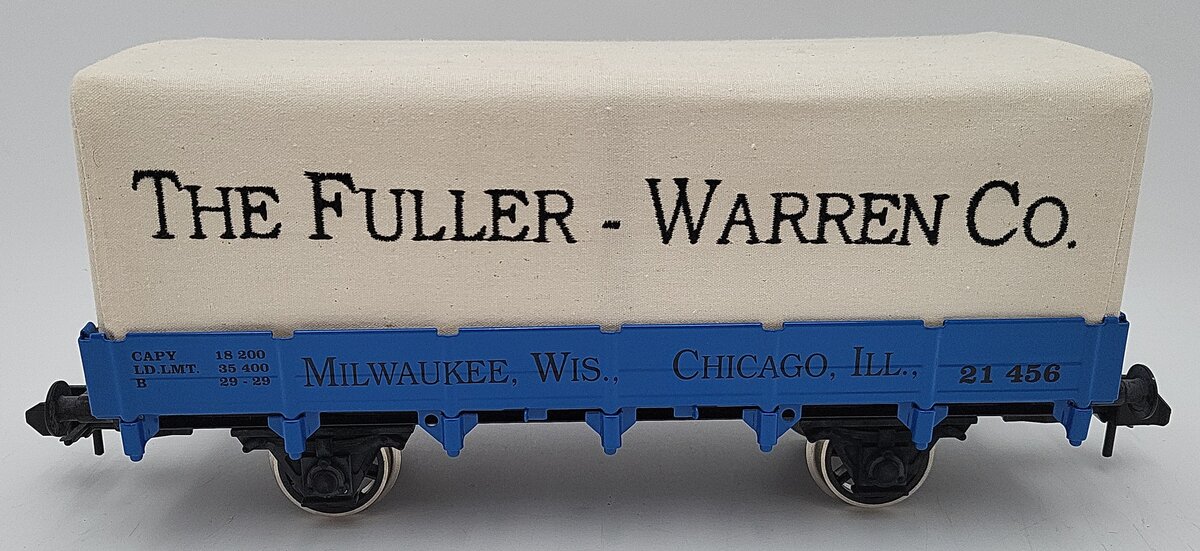 Marklin 54756 G Scale Fuller Warren Low side Gondola W/ Tarp Cover #21456 EX