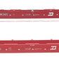 Athearn HO Assorted Burlington Northern Husky Stack Well Cars: 64009, 64015 [2] LN