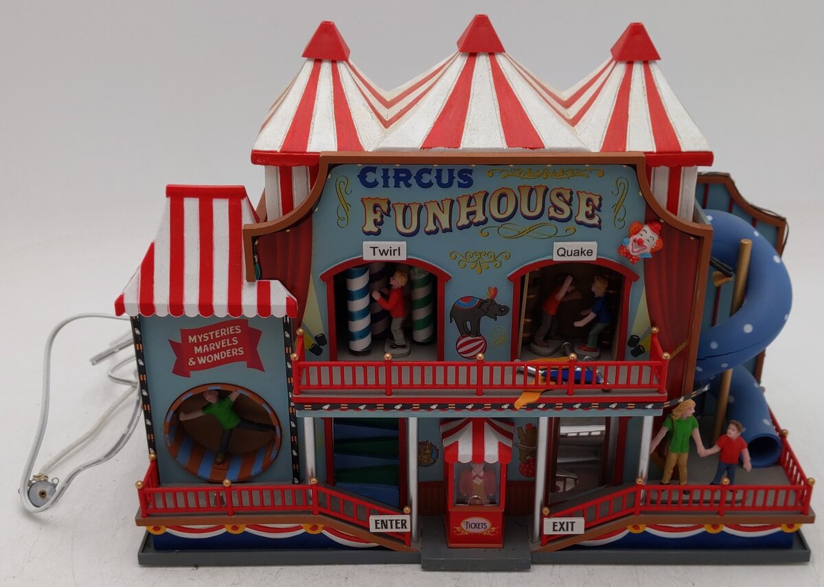 Lemax Carnival Funhouse Ceramic Building VG