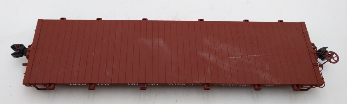 AMS AM31-321 1:20.3 Scale D&RGW Flatcar #6055 (Metal Wheels) EX