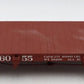 AMS AM31-321 1:20.3 Scale D&RGW Flatcar #6055 (Metal Wheels) EX