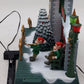 New Bright 384-10 G Scale Musical Holiday Express Train Station VG/Box